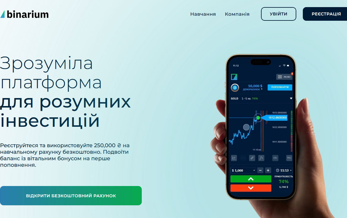 Binarium мошеннический проект