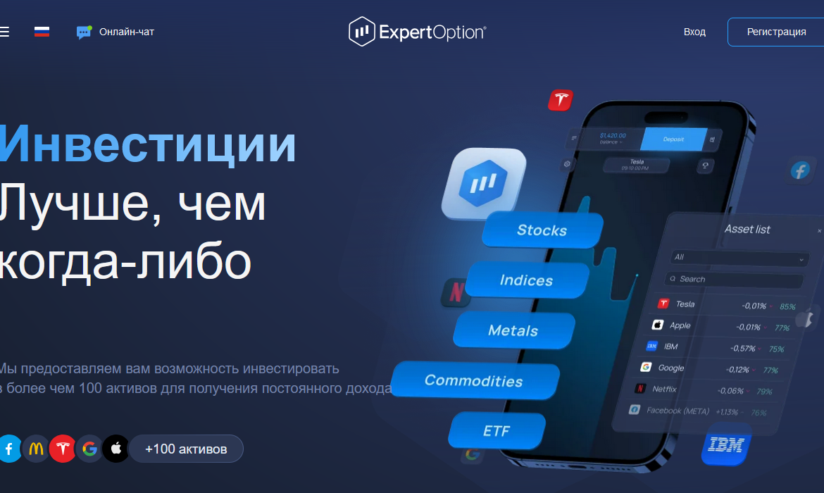 ExpertOption мошеннический проект