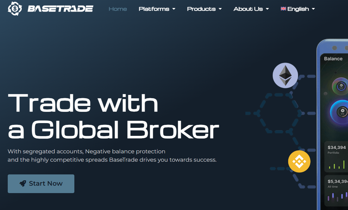 BaseTrade мошеннический проект