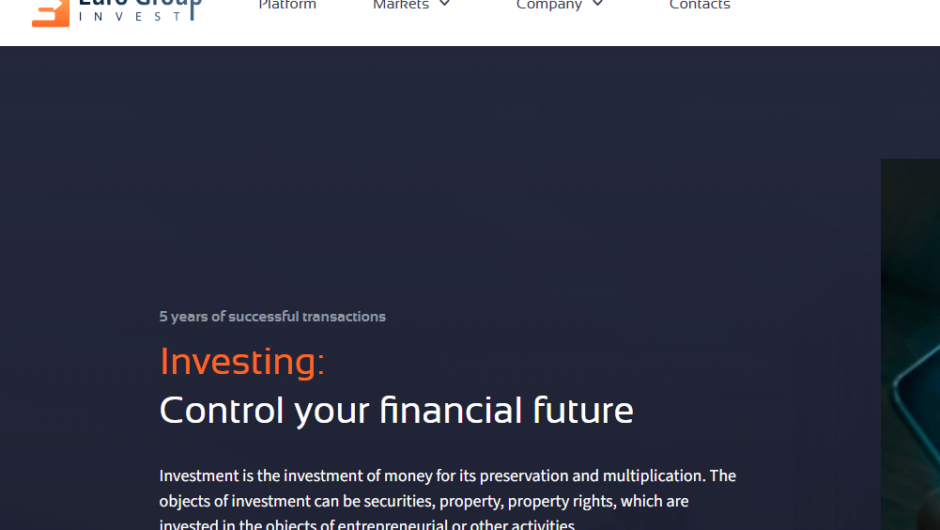 Euro Group Invest – отзывы, как вернуть деньги