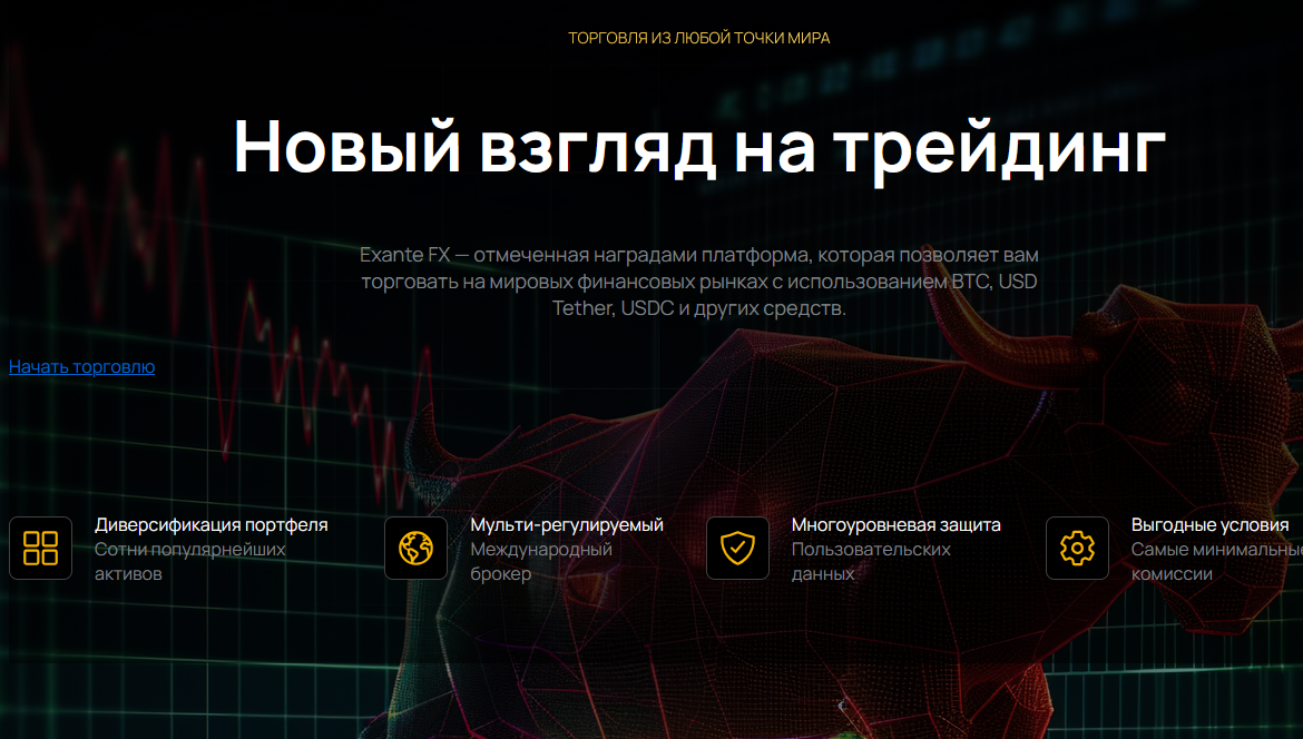 Exante FX мошеннический проект