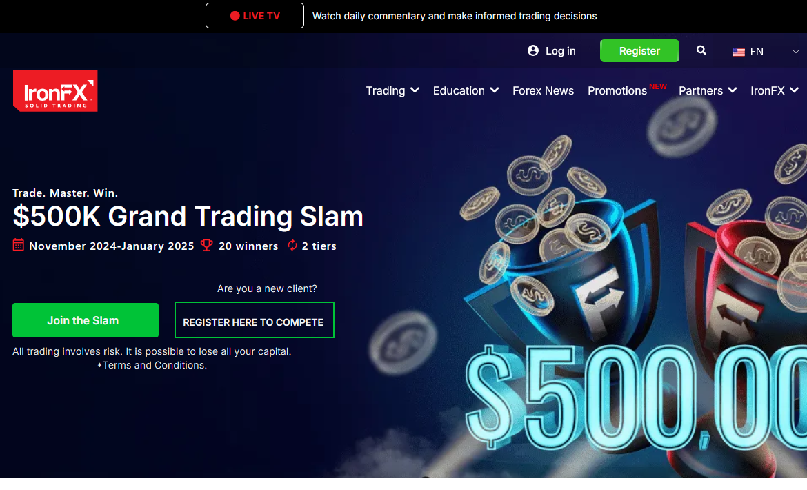 IronFX мошеннический проект