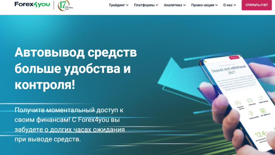 Forex4you – отзывы, как вернуть деньги