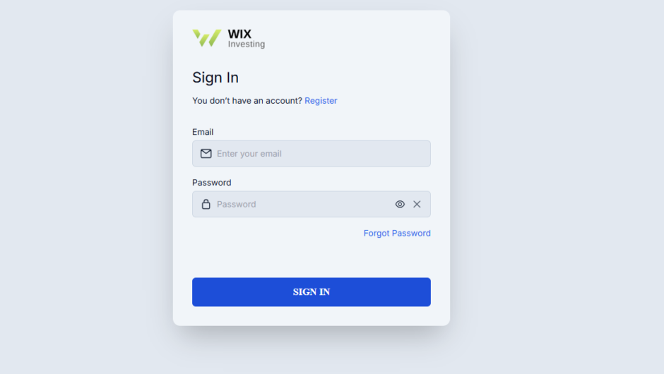 Wix Investing – отзывы, как вернуть деньги
