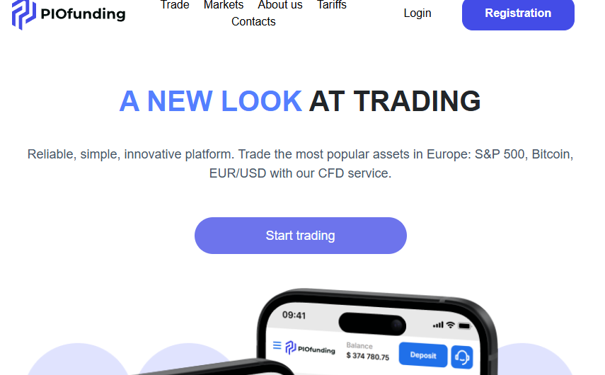 PIOfunding — отзывы, как вернуть деньги, псевдоброкер