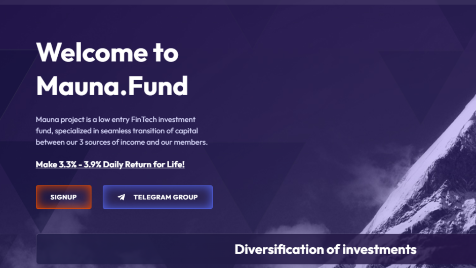 MAUNA (mauna.fund) – отзывы, обзор, мошенники