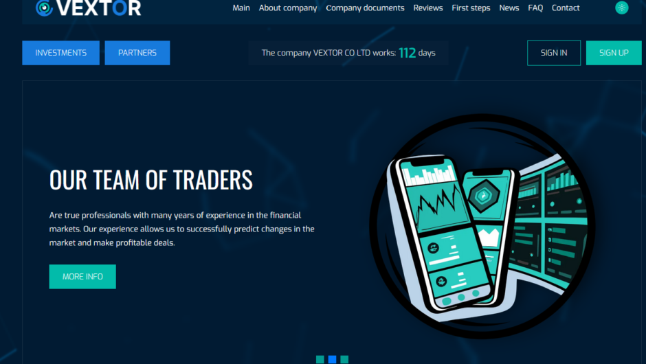 Vextor (vextor.trade) – отзывы, проблемы с выводом, мошенники