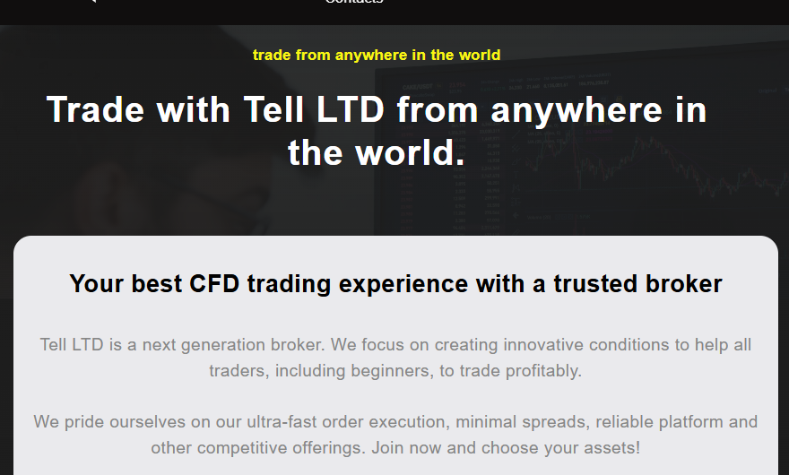 Tell LTD — Отзывы, как вернуть деньги, мошенники