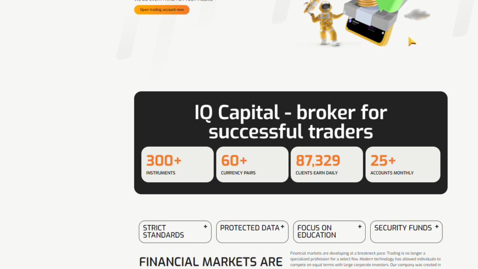 Брокер IQ capital Invest — Отзывы пострадавших, Осторожно