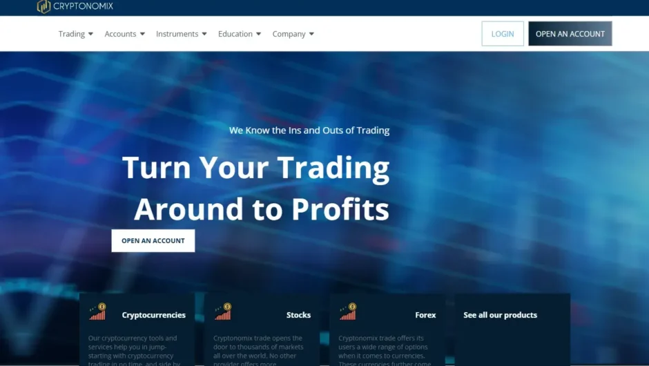 Cryptonomix Trade Отзывы эксперта о брокерской схеме cryptonomixtrade.com